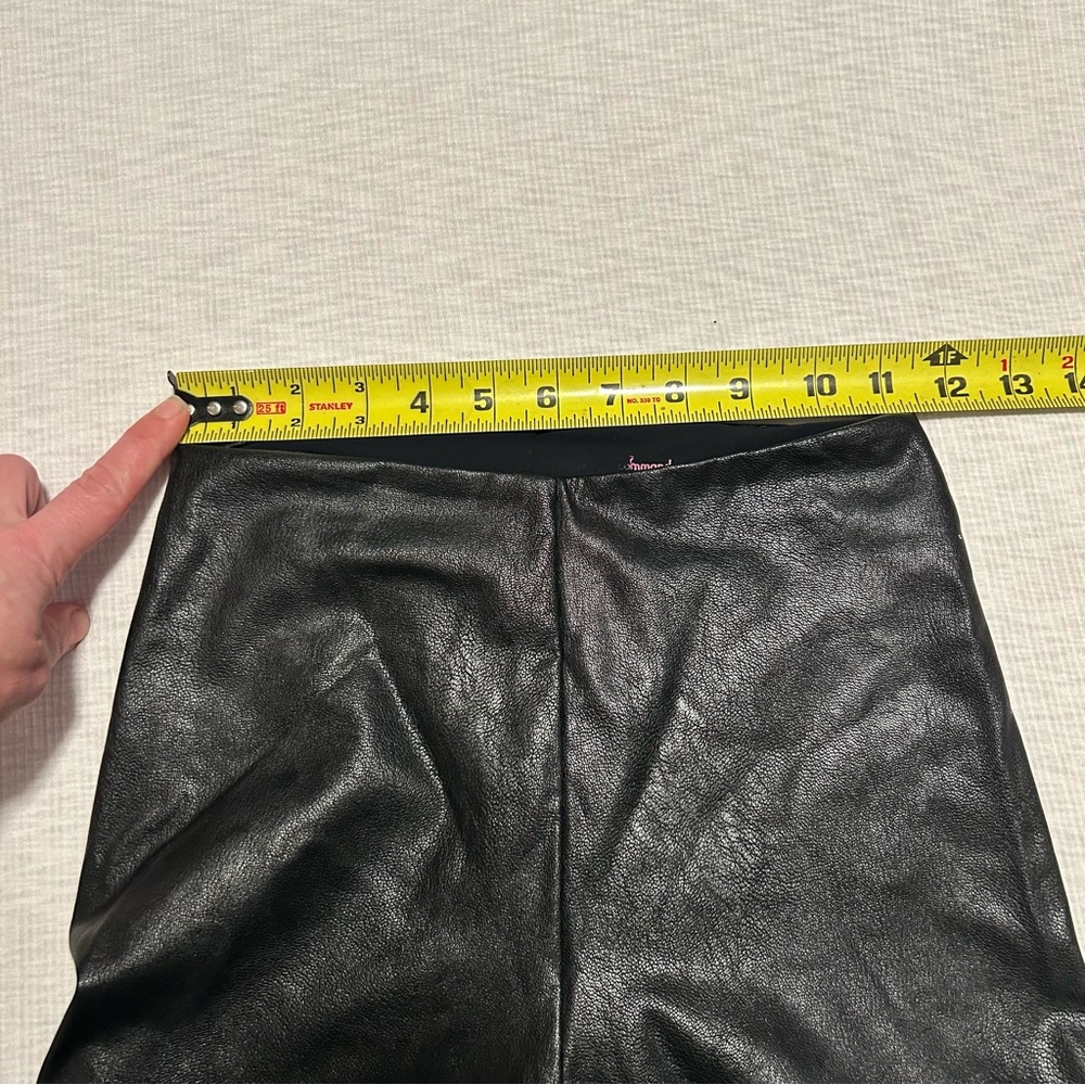 Commando Black High Waisted Perfect Control Faux … - image 3